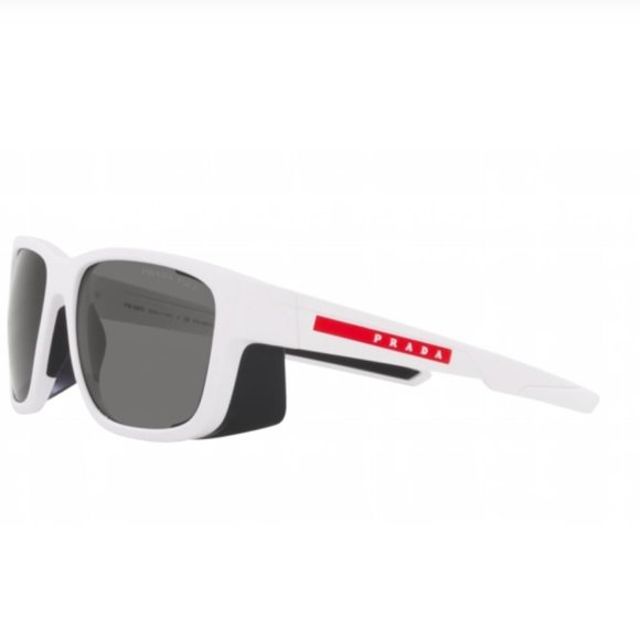 Sale! Prada White Rubber Men Sunglasses
